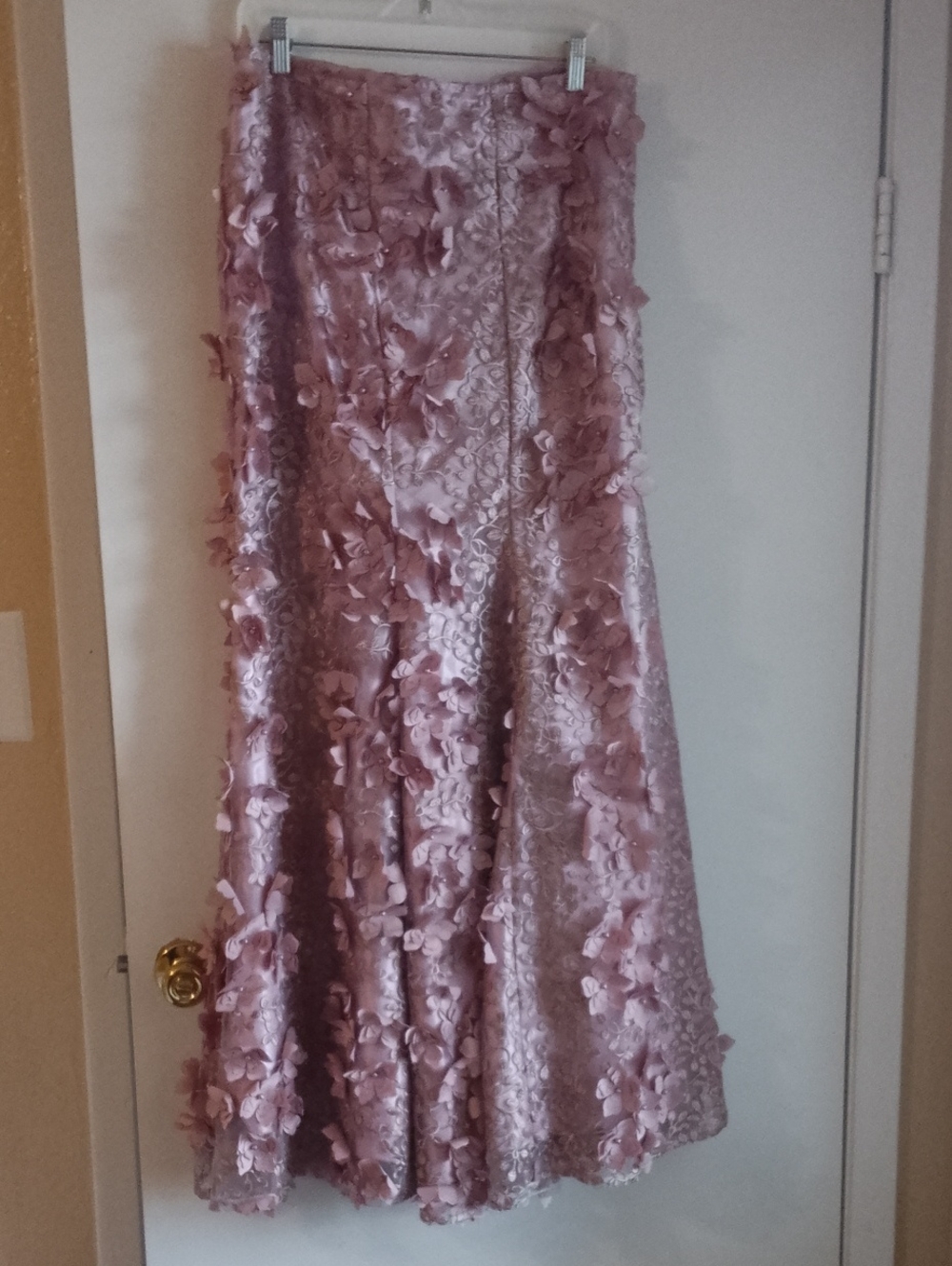 Elegant Women's Maxi Skirt in Dusty Rose